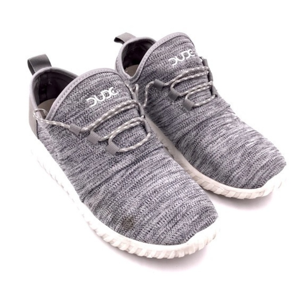 Hey Dude Gray Renova B Sox Sneakers Shoes Men’s Size 9 / 42